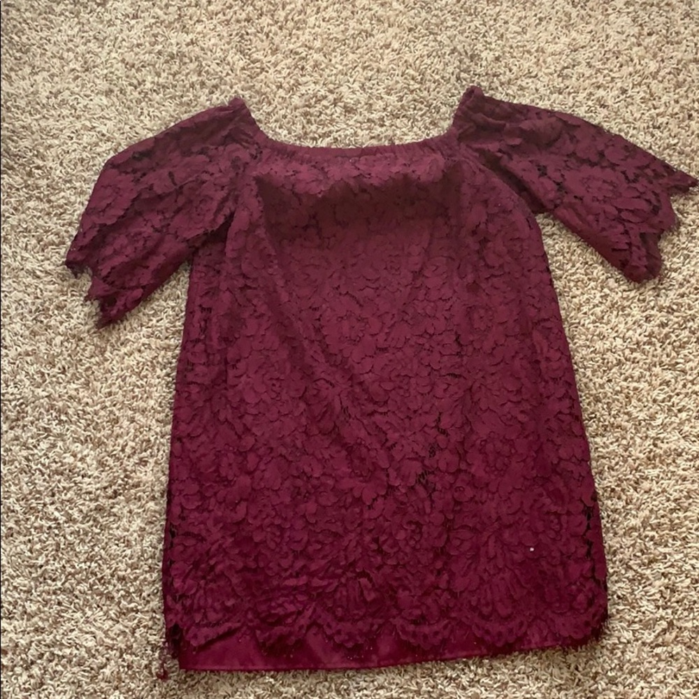 Off the shoulder dress